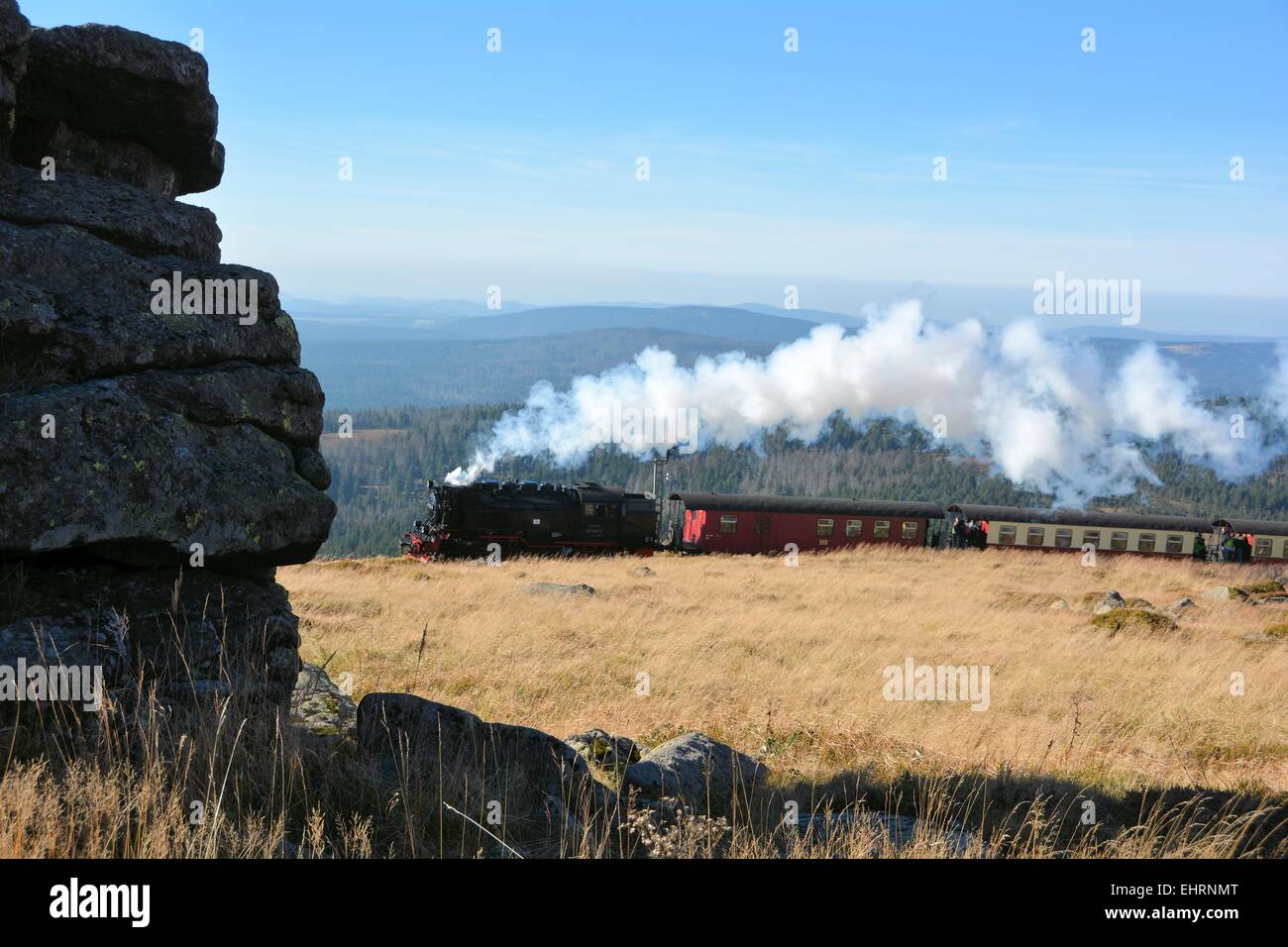 Brocken Railway sul Brocken Foto Stock