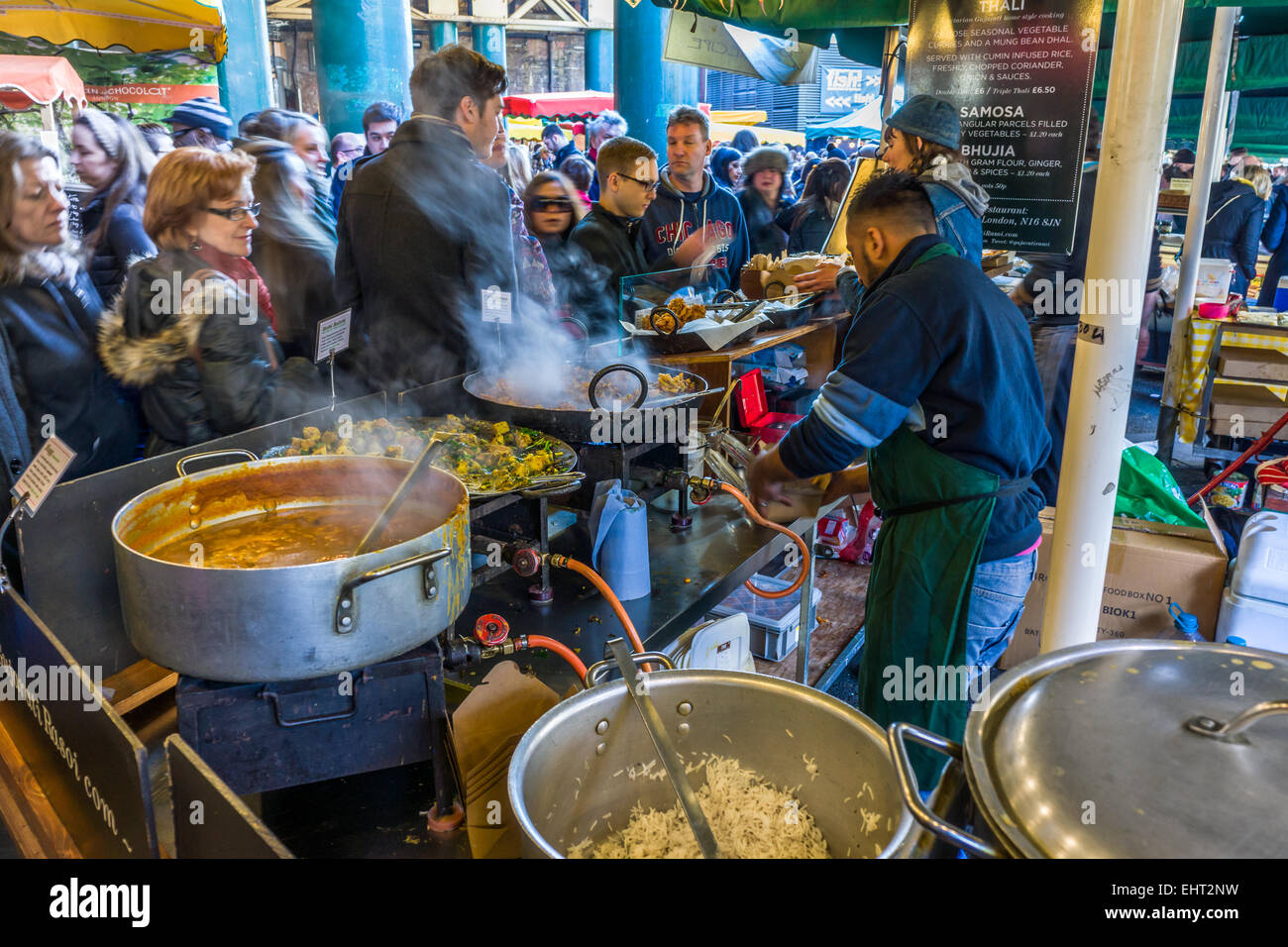 Borough Market Curry Foto Stock