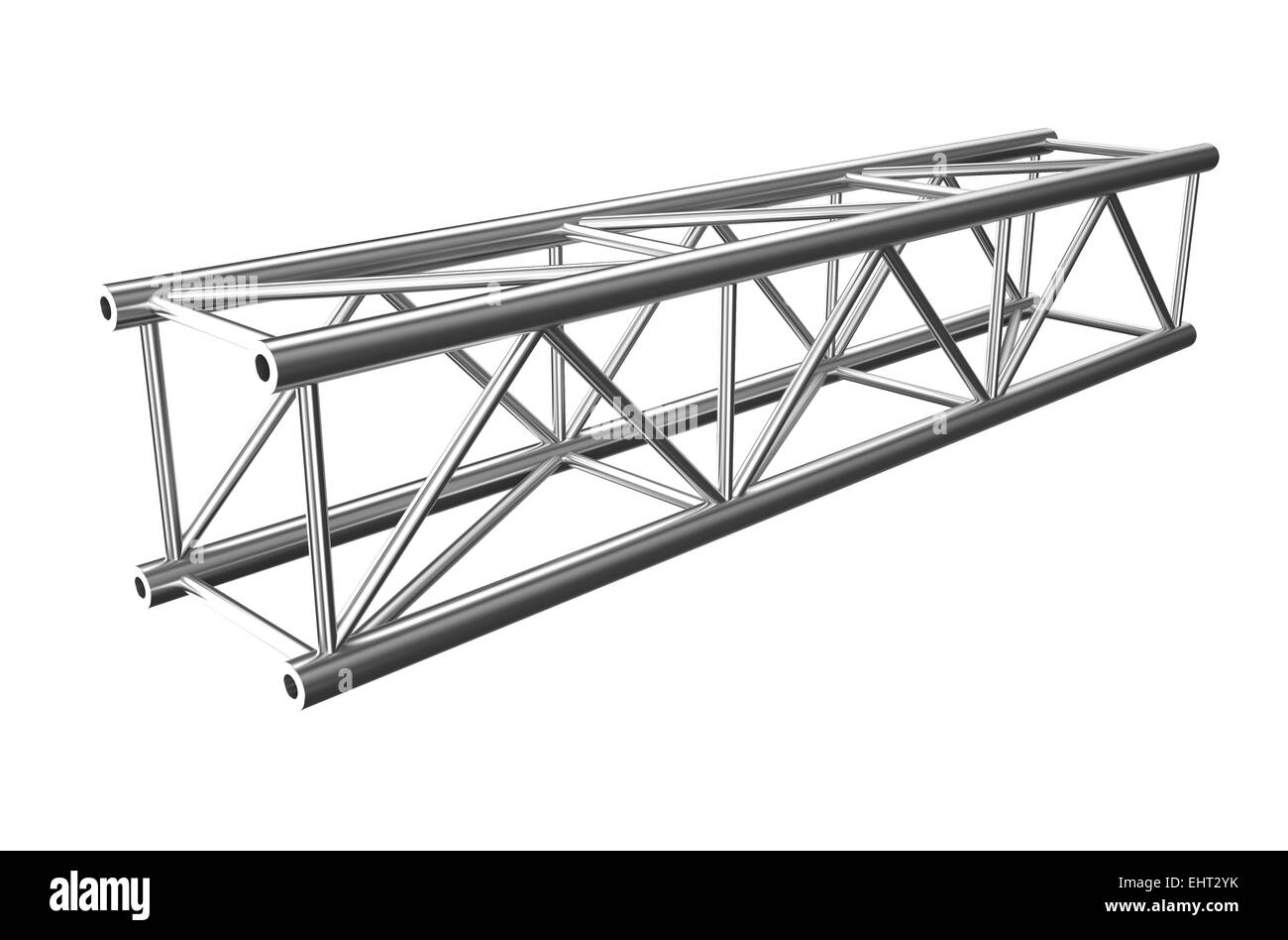 Laminati metallici assortimento tubi isolati su sfondo bianco Foto Stock