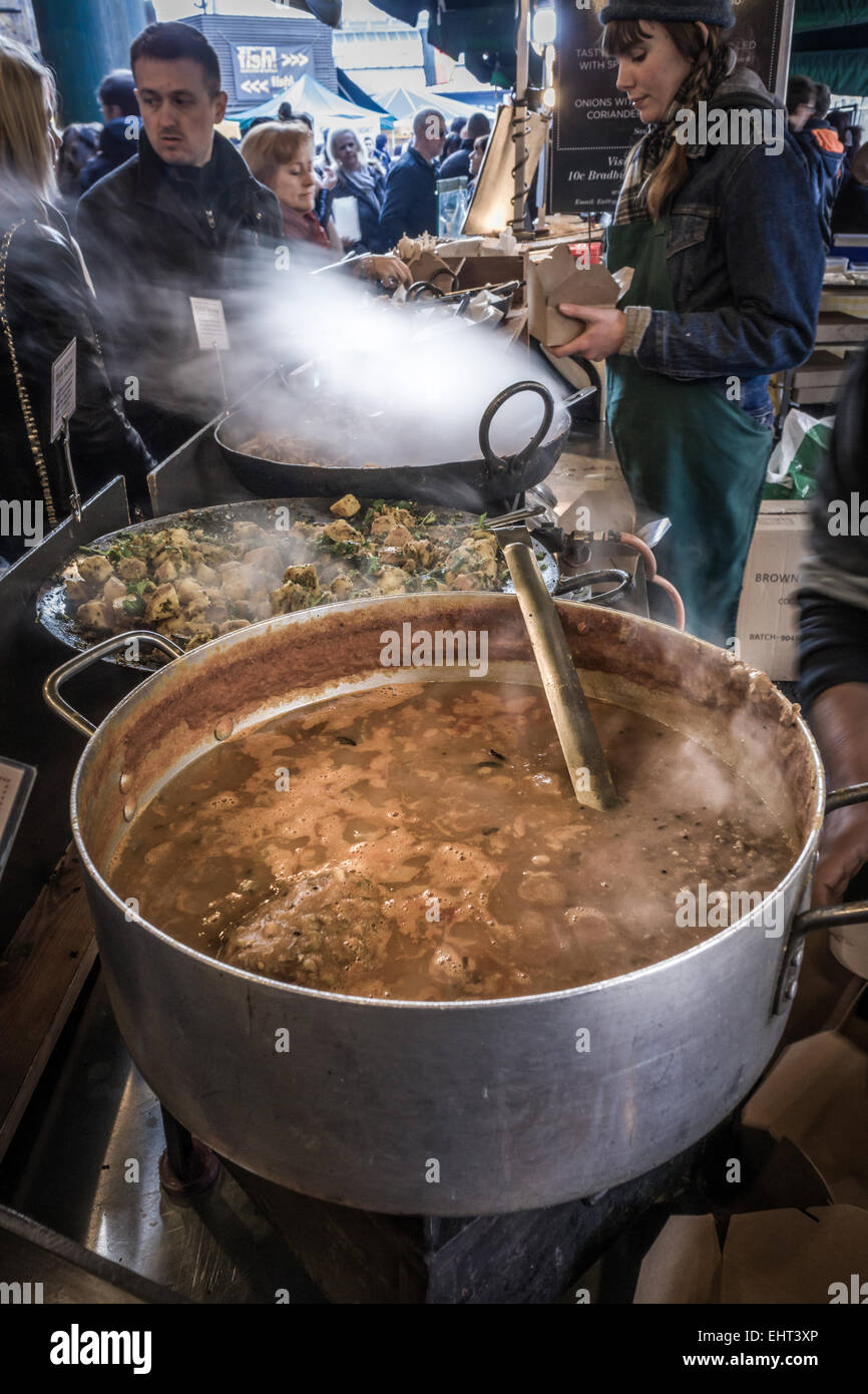 Borough Market Curry Foto Stock