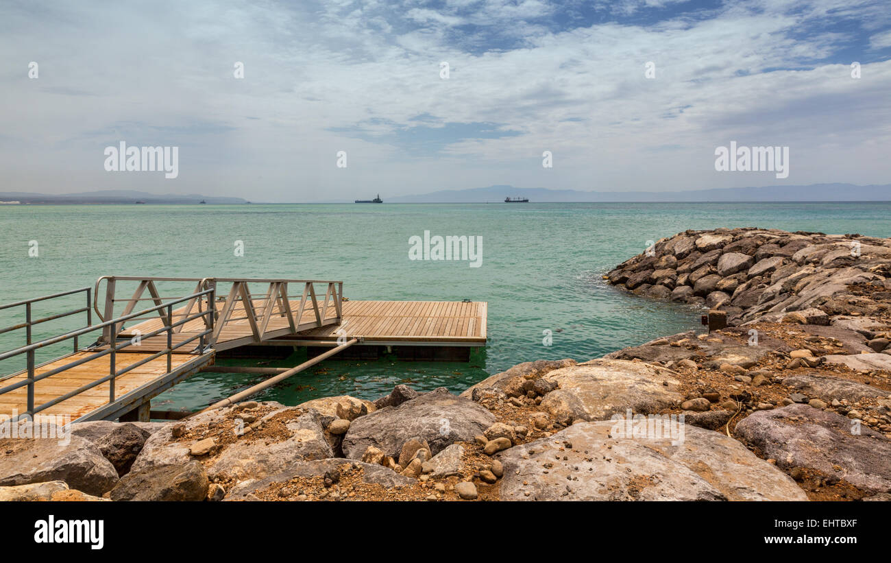 Il ponte sul Mar Rosso Foto Stock