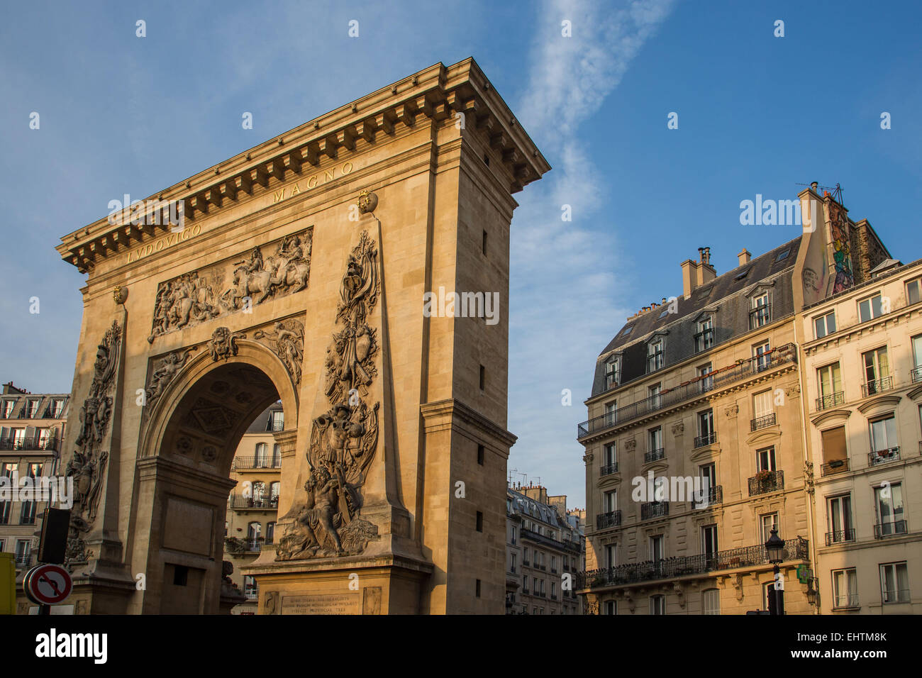 Illustrazione della città di Parigi e dell' Ile-de-France, Francia Foto Stock