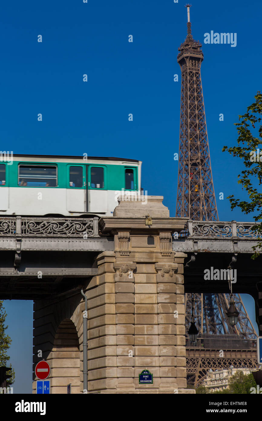 Illustrazione della città di Parigi (75), Ile-de-France, Francia Foto Stock