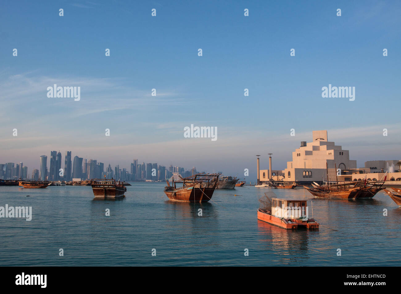 Illustrazione del Qatar, Golfo Persico, MEDIO ORIENTE Foto Stock