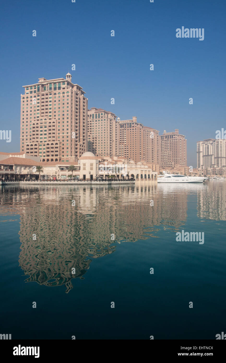 Illustrazione del Qatar, Golfo Persico, MEDIO ORIENTE Foto Stock