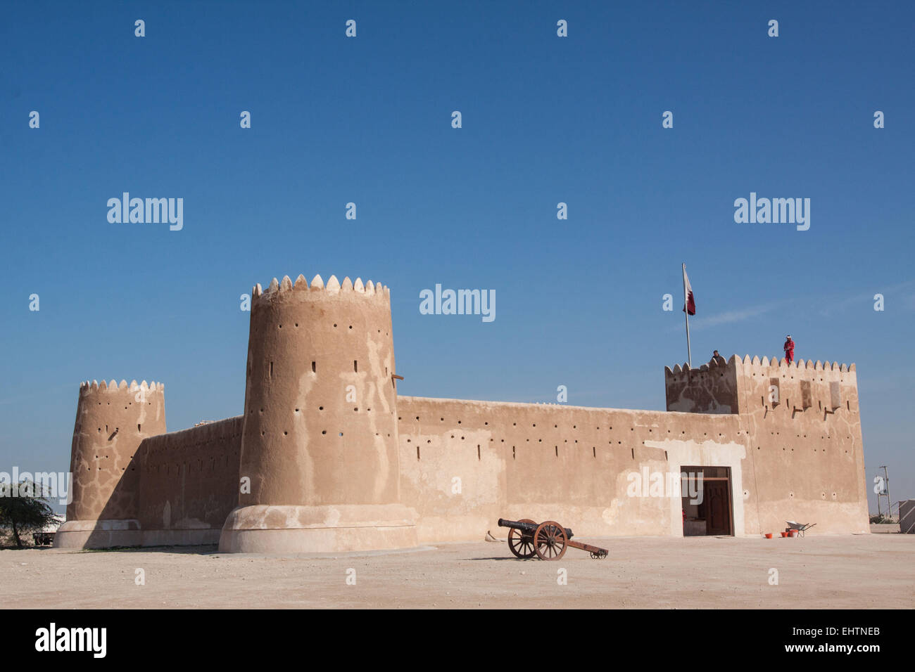 Illustrazione del Qatar, Golfo Persico, MEDIO ORIENTE Foto Stock