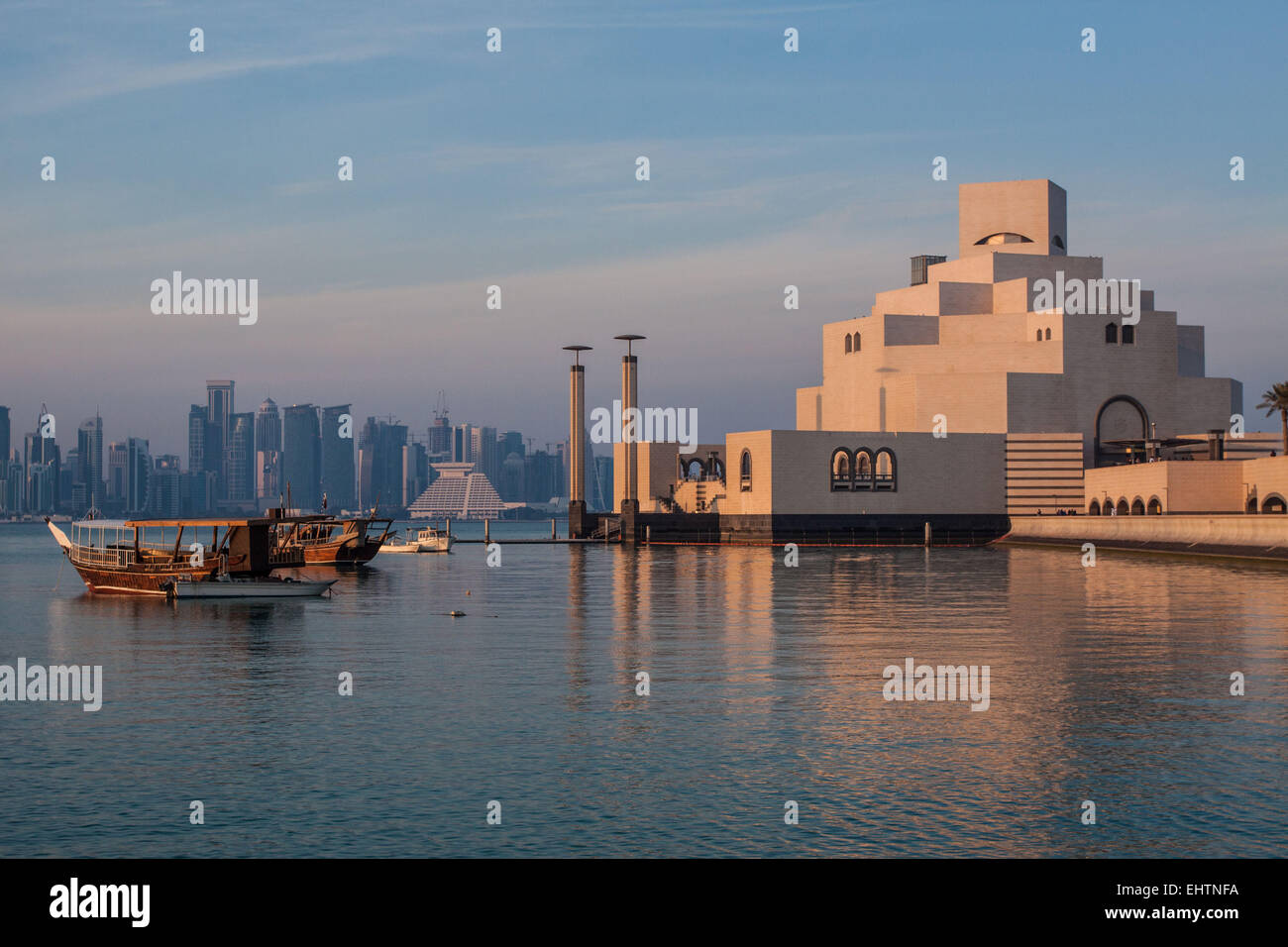 Illustrazione del Qatar, Golfo Persico, MEDIO ORIENTE Foto Stock