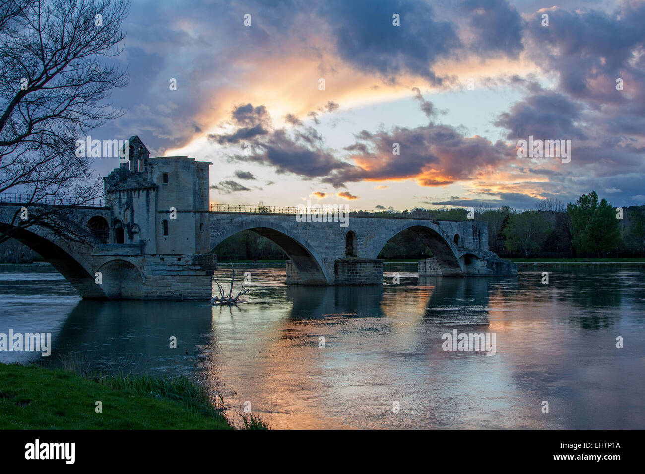 Illustrazione della città di Avignon Vaucluse (84), PACA, Francia Foto Stock