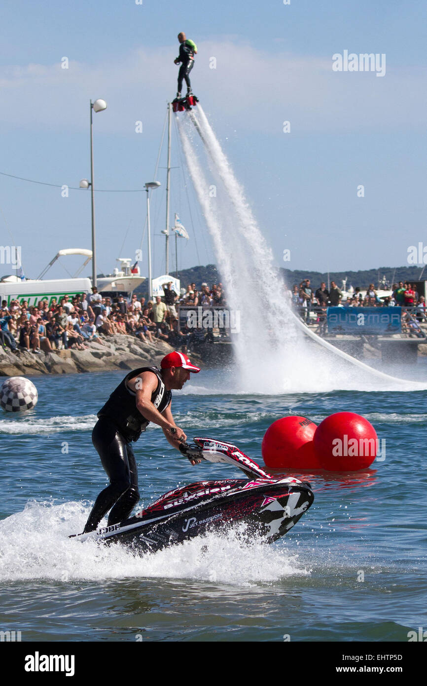 JET CUP CONCORRENZA, SAINTE MAXIME, (83) VAR, PACA, Francia Foto Stock