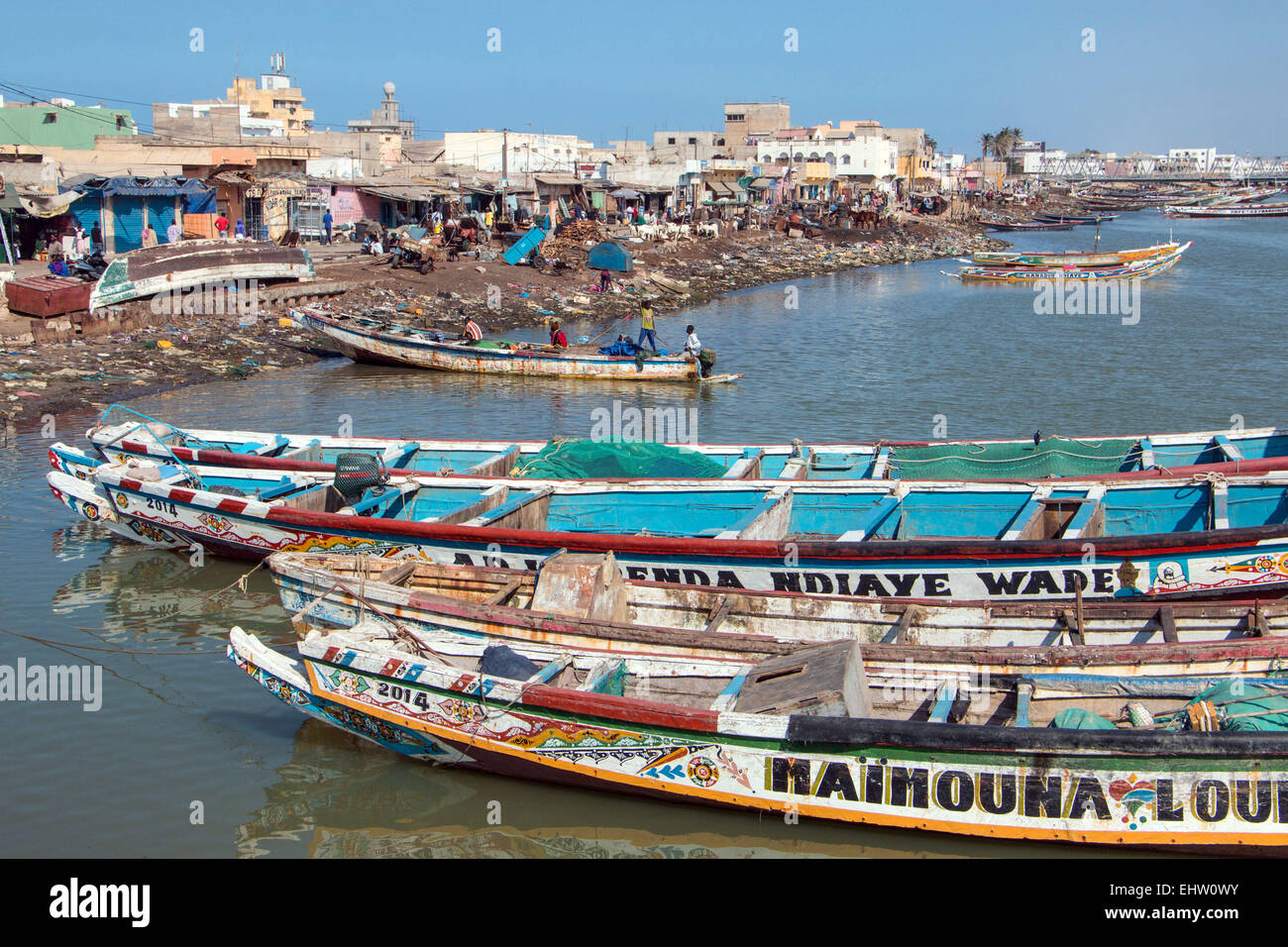 Illustrazione del Senegal, AFRICA OCCIDENTALE Foto Stock