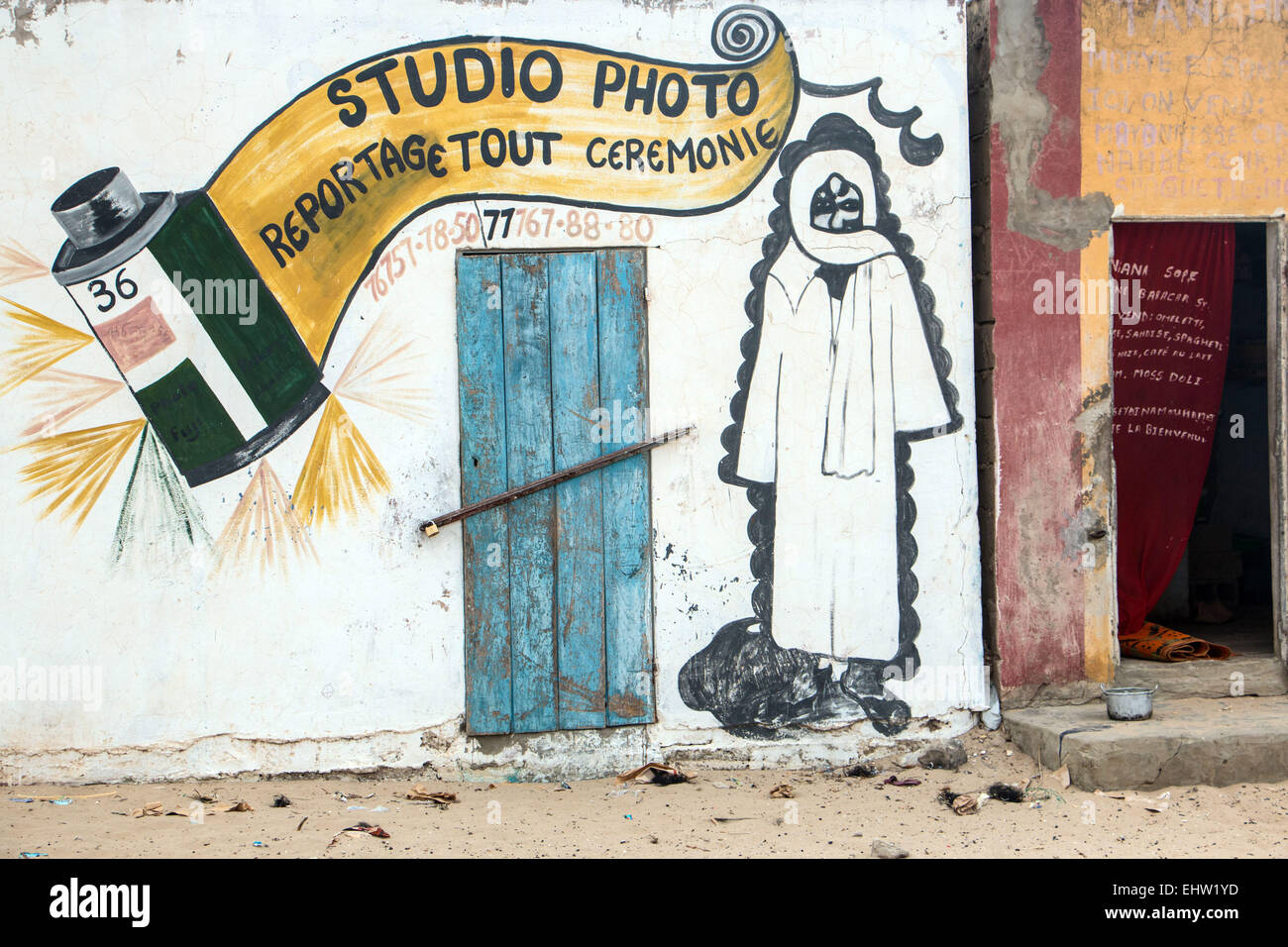 Illustrazione del Senegal, AFRICA OCCIDENTALE Foto Stock