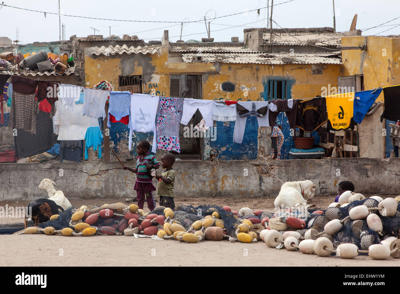 Illustrazione del Senegal, AFRICA OCCIDENTALE Foto Stock