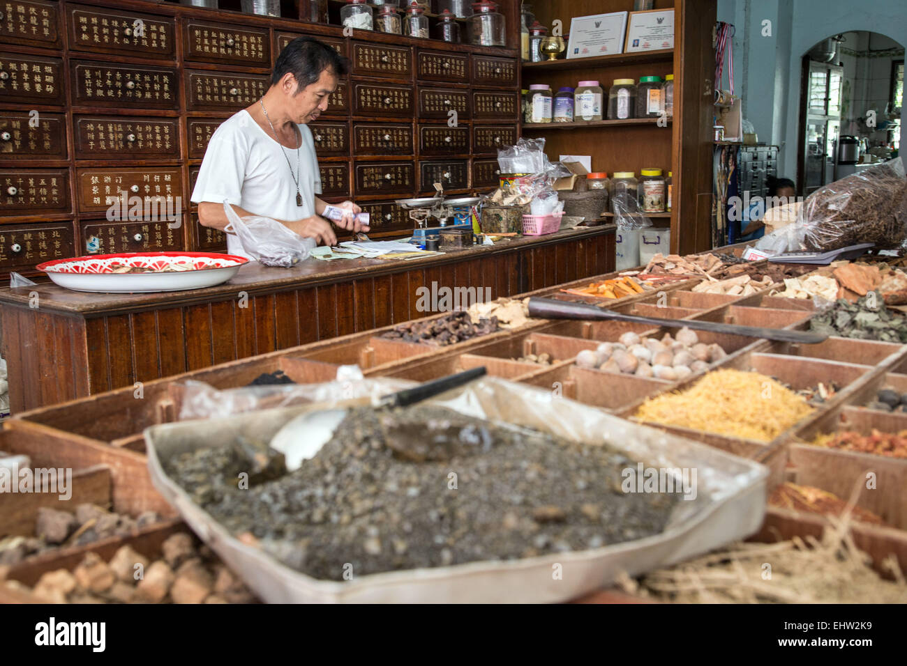 La vita quotidiana in Thailandia, Sud-est asiatico Foto Stock