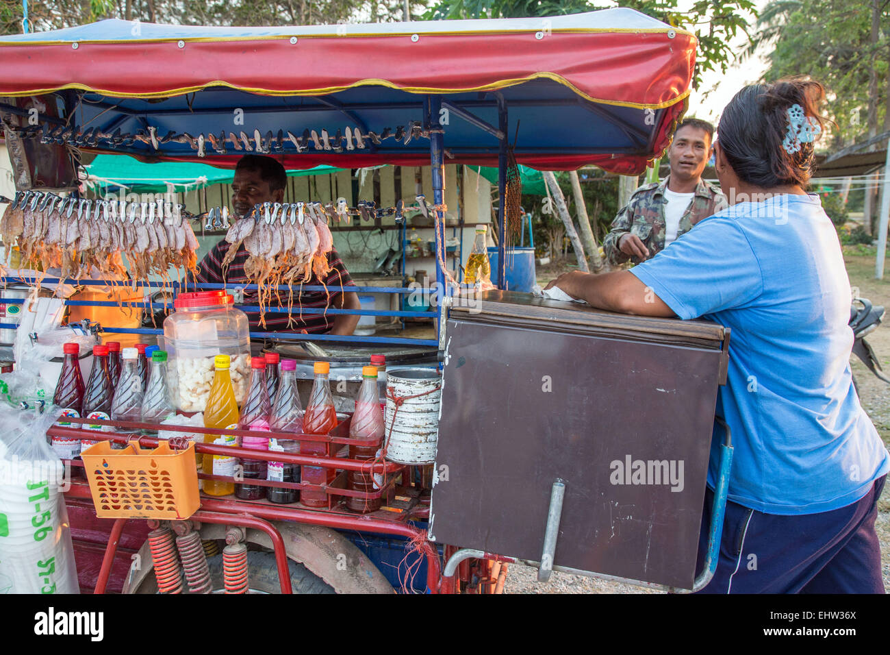 La vita quotidiana in Thailandia, Sud-est asiatico Foto Stock