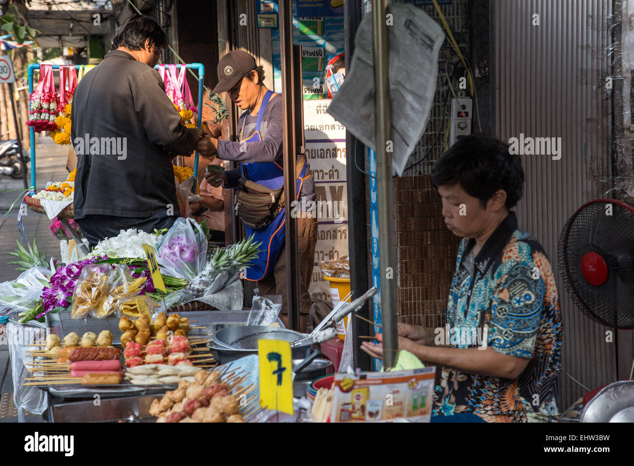 Illustrazione di Bangkok, Thailandia, Sud-est asiatico Foto Stock