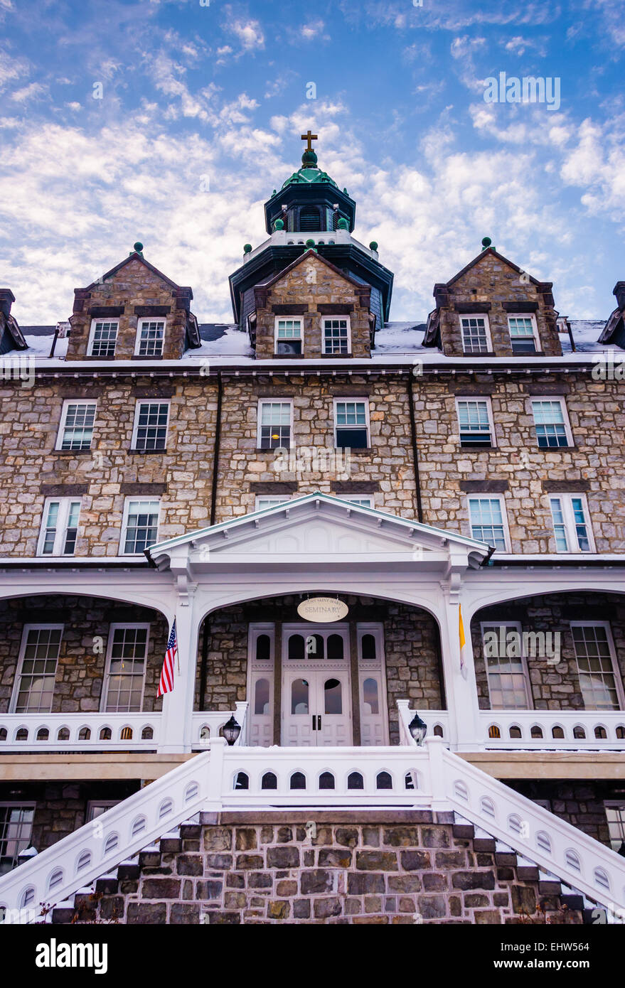 Il Seminario di Mount Saint Mary's University, in Emmitsburg, Maryland. Foto Stock