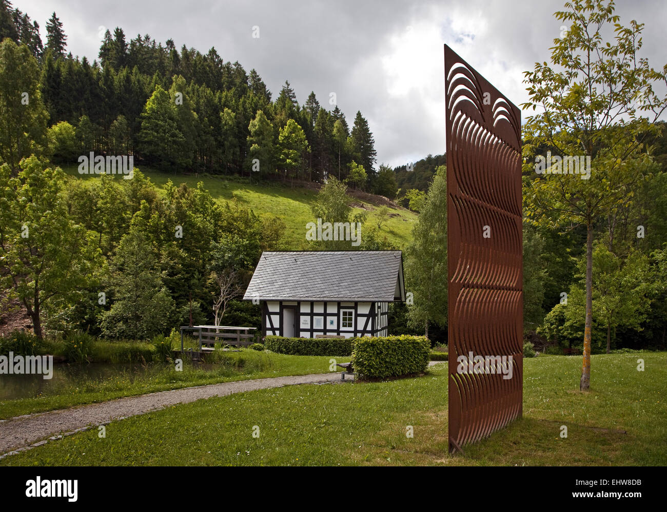 Vecchio Mulino in Latrop in Schmallenberg. Foto Stock