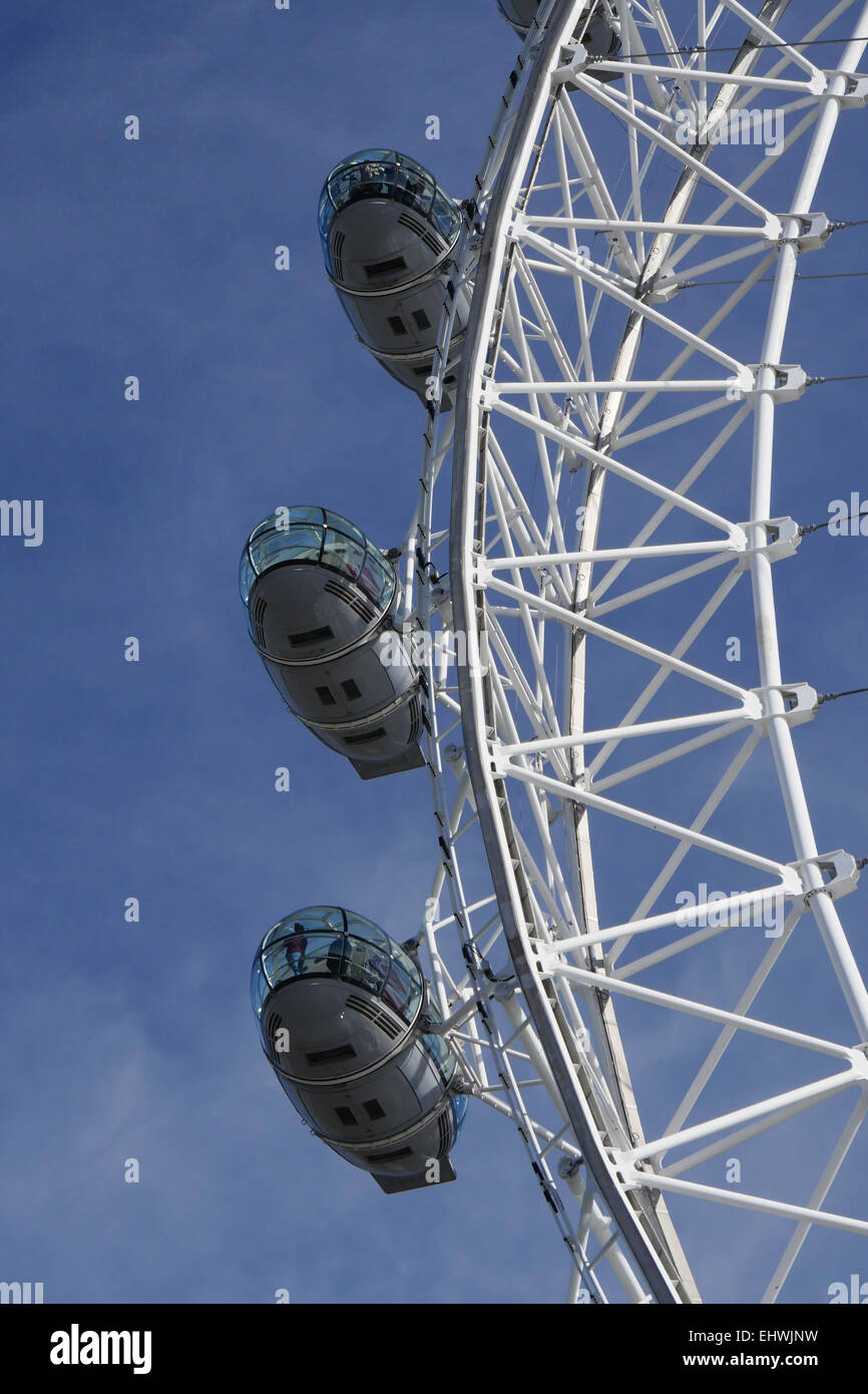 Close up della Coca Cola London Eye Foto Stock