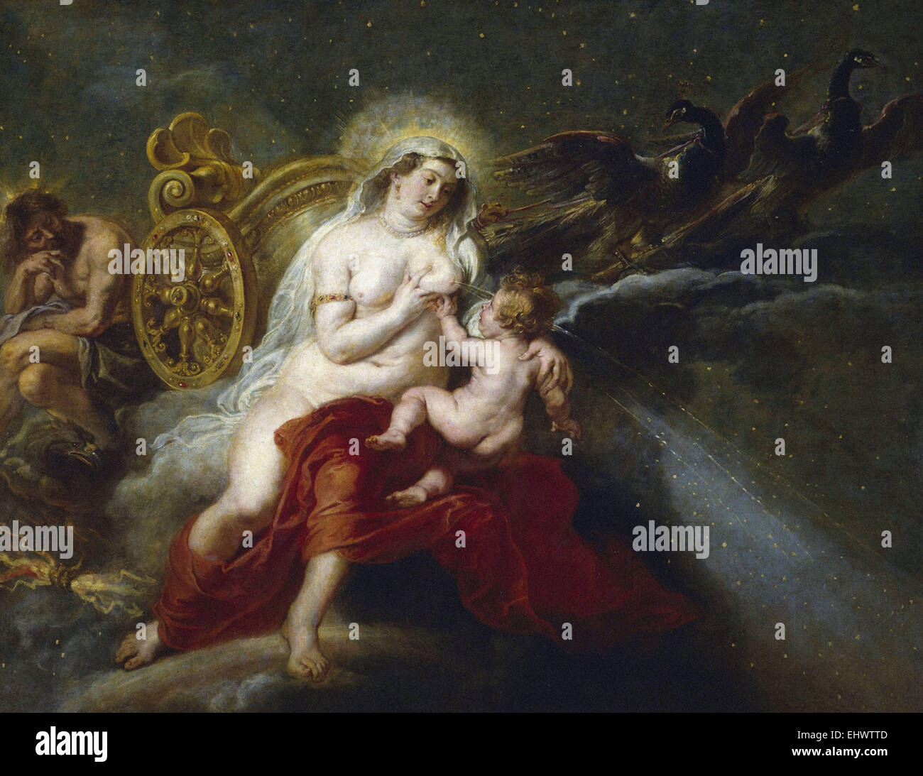 Peter Paul Rubens la nascita della Via Lattea Foto Stock