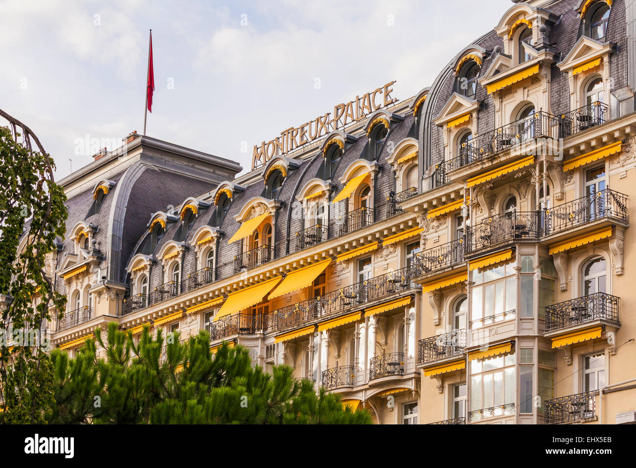 La Svizzera, Montreux, hotel Le Montreux Palace Foto Stock