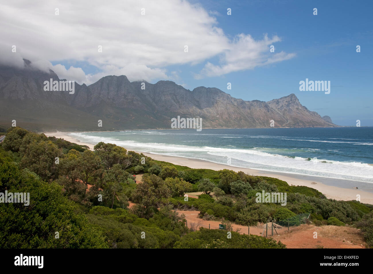 Bellissima vista di Betty's Bay, Provincia del Capo Occidentale, Sud Africa Foto Stock