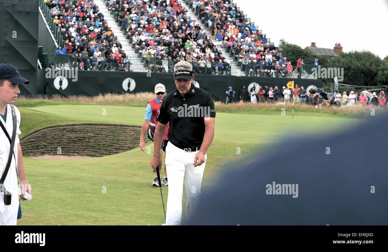 Royal Hoylake Open Golf Championship 2014. Ultima giornata a Hoylake Open 2014. Domenica a Open 2014 Royal Hoylake Liverpool. Sul corso open Foto Stock