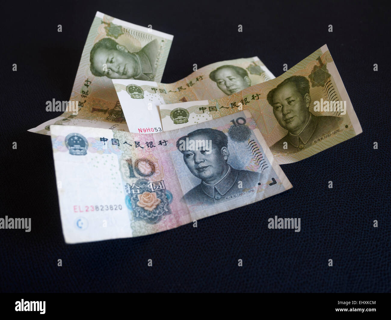 Yuan Cinese valuta Foto Stock
