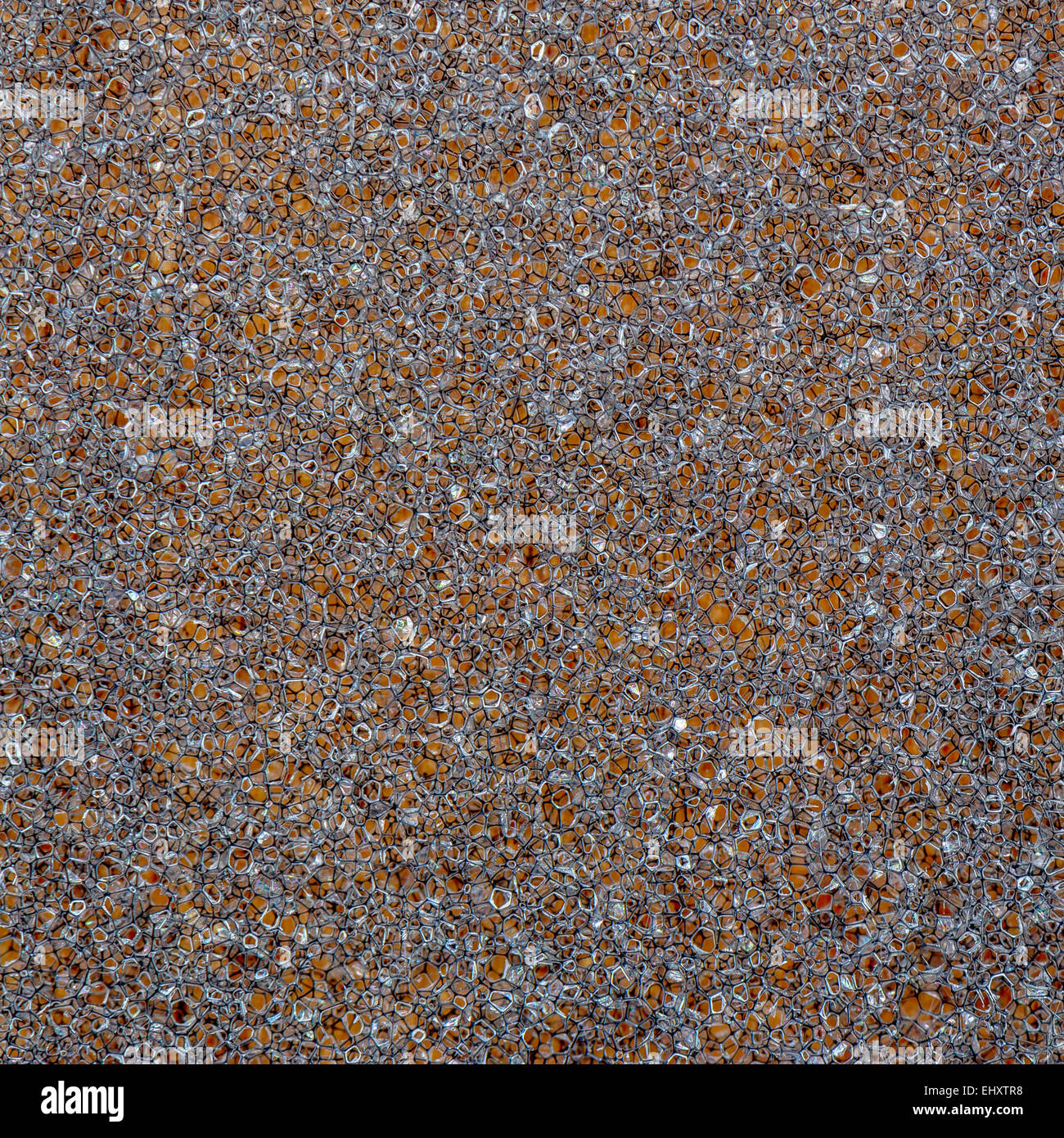 Texture da una schiuma presi in macro e trasformati a colori Foto Stock