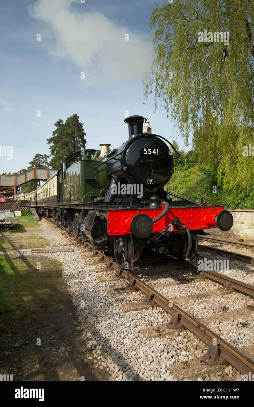 Dean Forest ferrovia; motore di vapore Foresta di Dean; Regno Unito Foto Stock