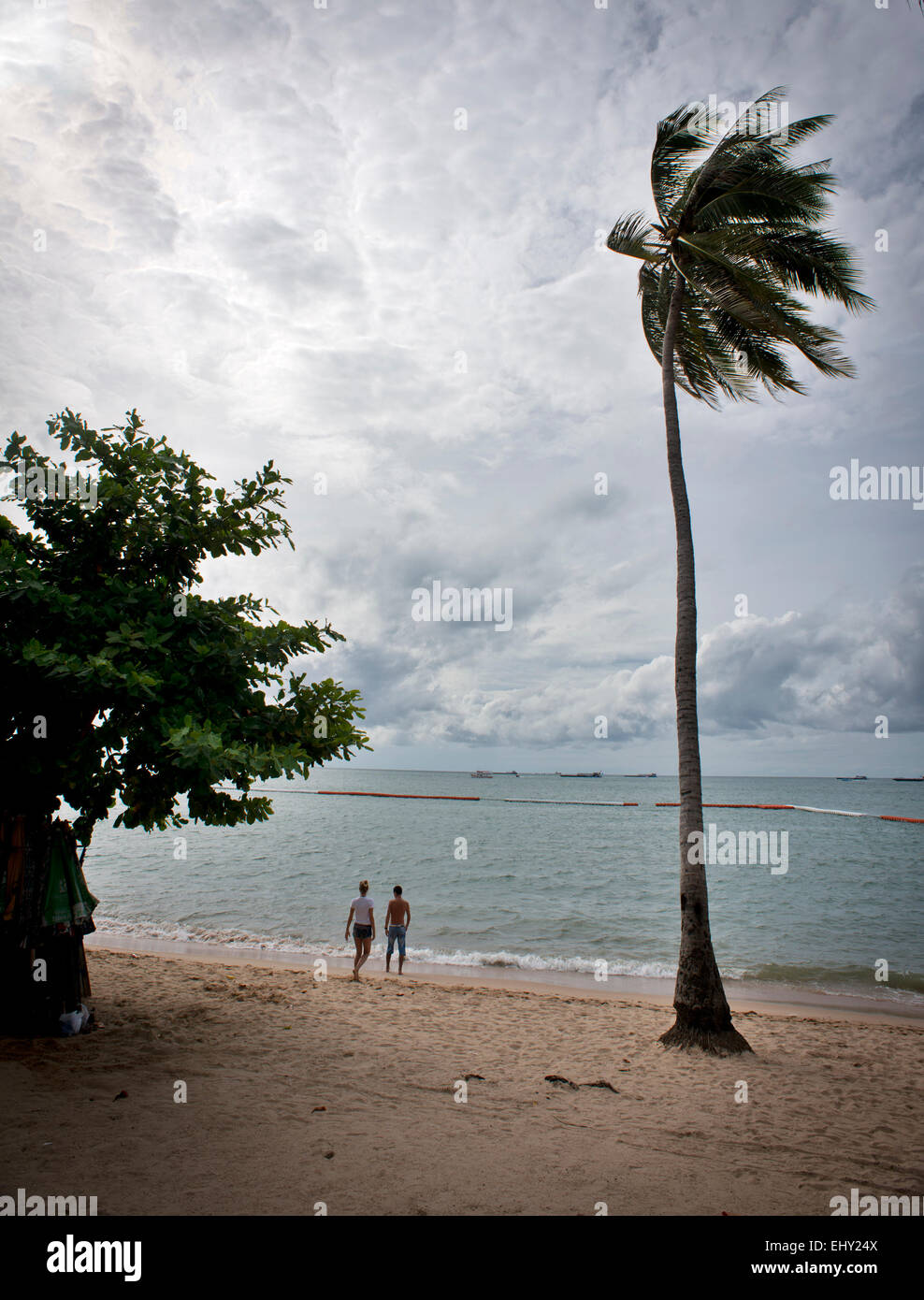 Spiaggia di Pattaya Thailandia Foto Stock