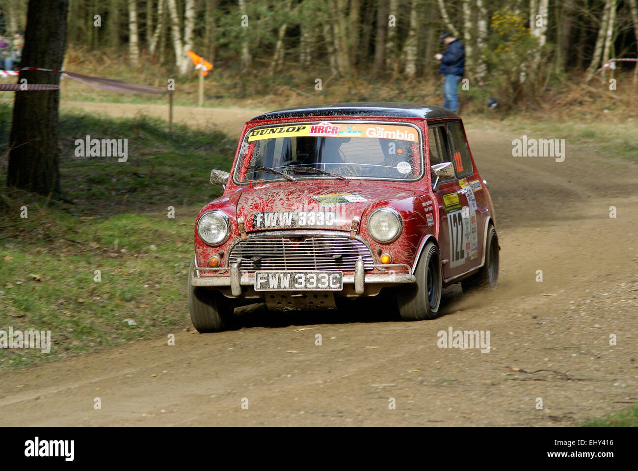 Mini Cooper S Rally Car Foto Stock