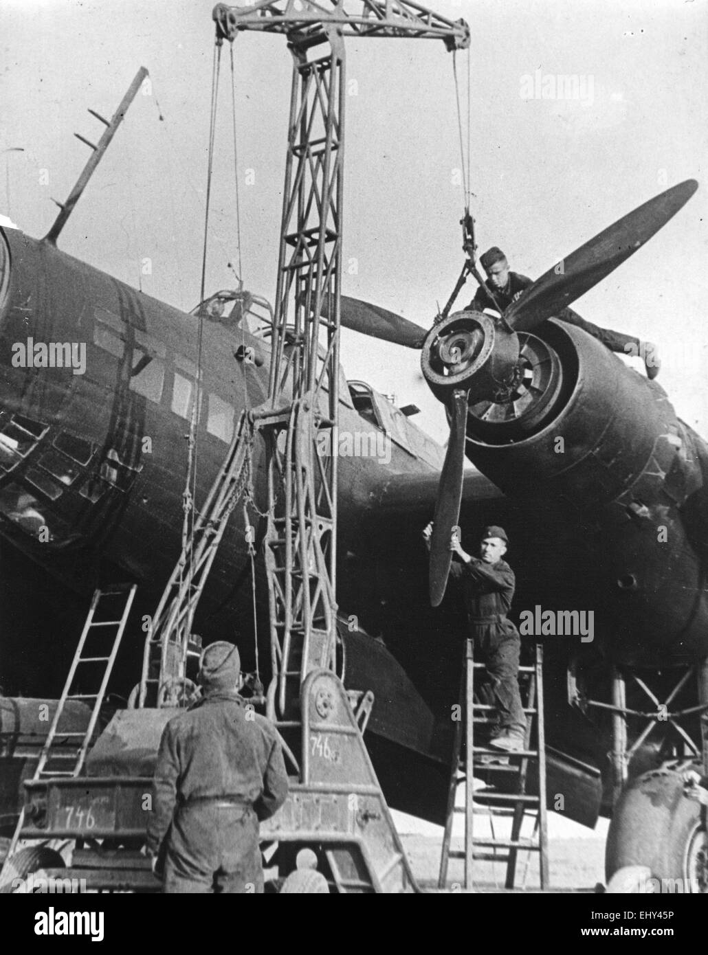 RED AIRFORCE Ilyushin Il-4 Gli Aerosiluranti circa 1943 Foto Stock