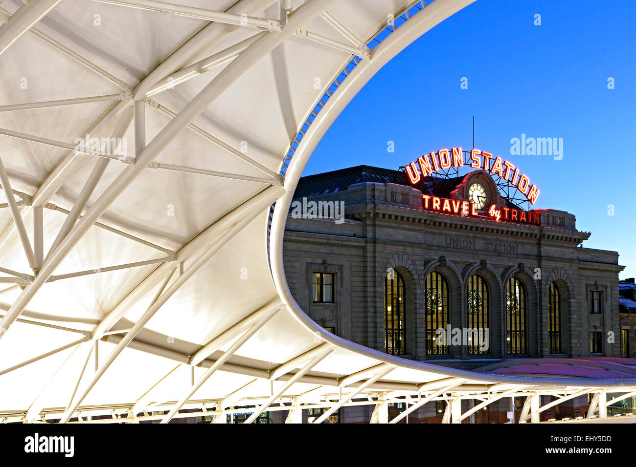 La Union Station, Denver, Colorado, STATI UNITI D'AMERICA Foto Stock