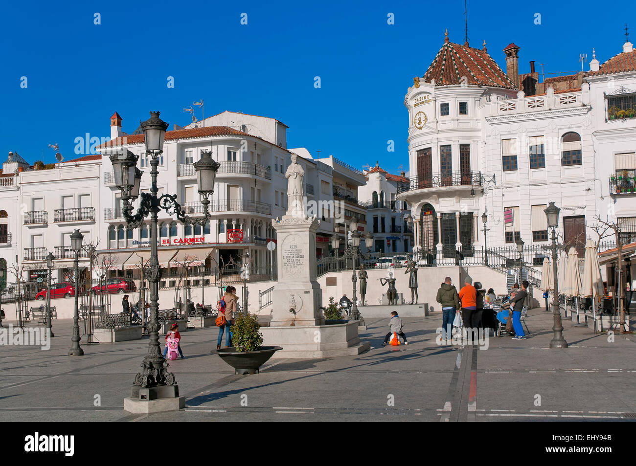 Marques de Aracena square, Aracena, provincia di Huelva, regione dell'Andalusia, Spagna, Europa Foto Stock