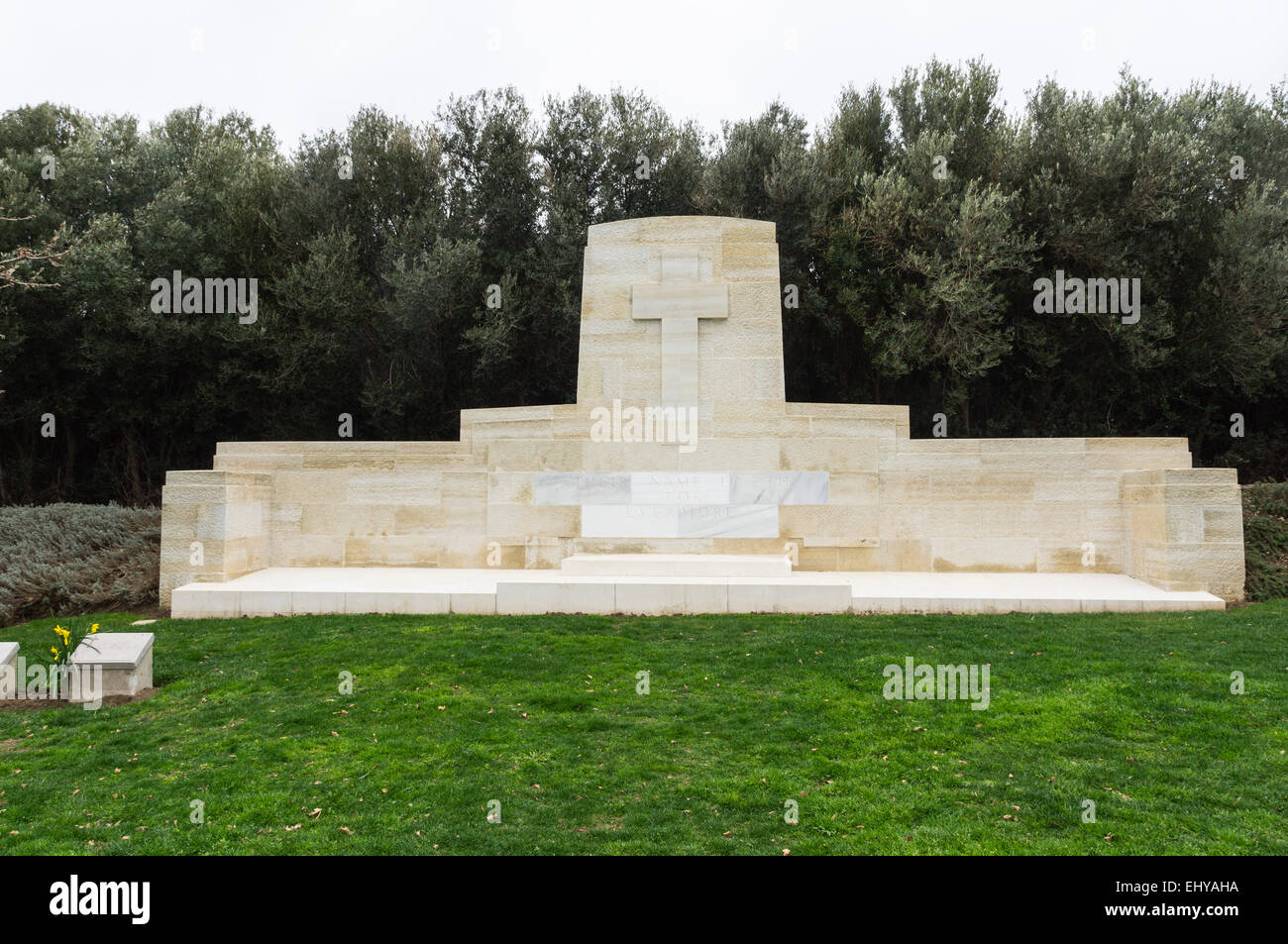 Gallipoli, Turchia, WW1 centenario 2015 - Anzac Cove o baia memoriali ed il cimitero Foto Stock