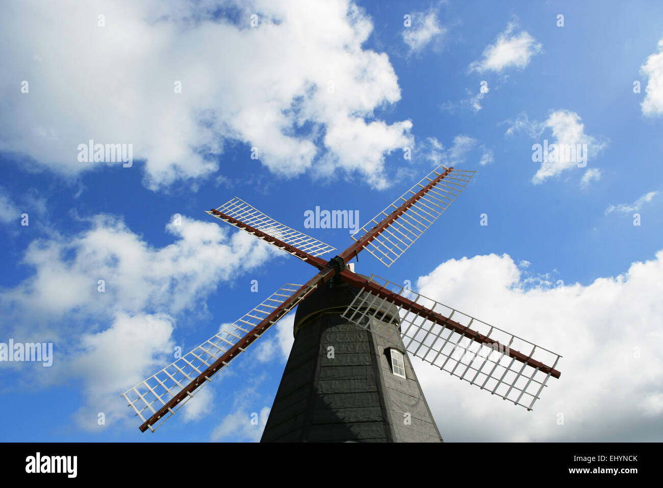 Il mulino a vento di vela, Sonderho, Fanoe, Danimarca Foto Stock