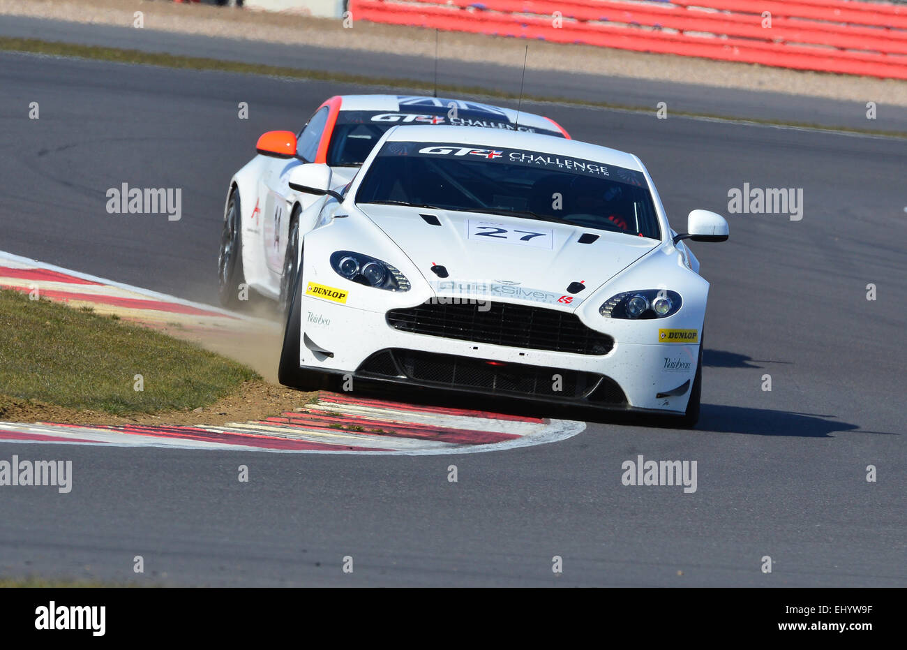 Calum Lockie, Aston Martin GT4, AMR GT4 Challenge, Aston Martin Owners Club Racing, HRDC, AMOC Racing, Silverstone, Foto Stock