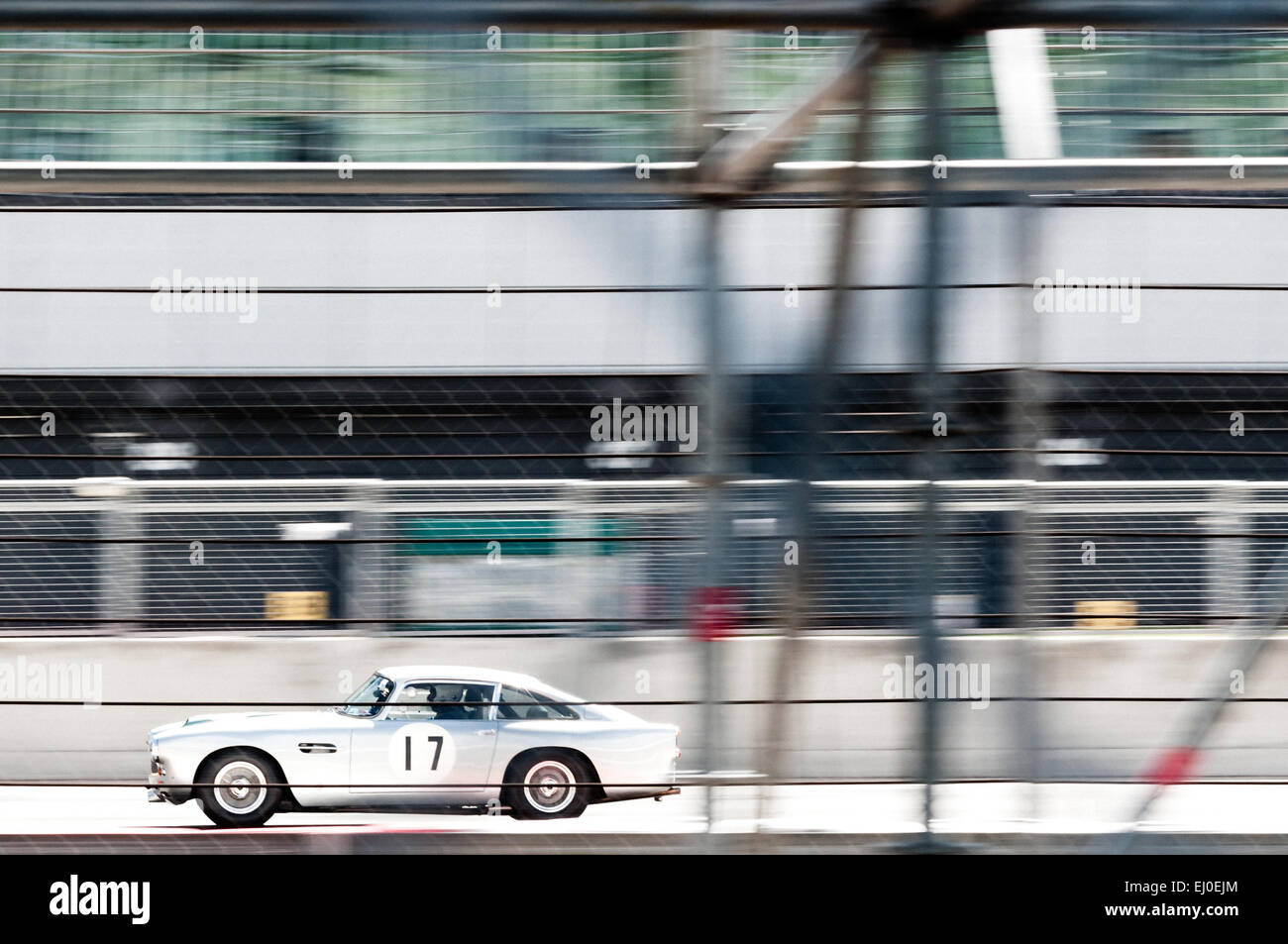 Auto classica a Silverstone Classic Foto Stock