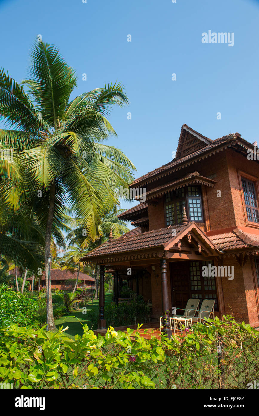 Il Eastend Il Lakesong Resort di Kumarakom Kerala, India Foto Stock