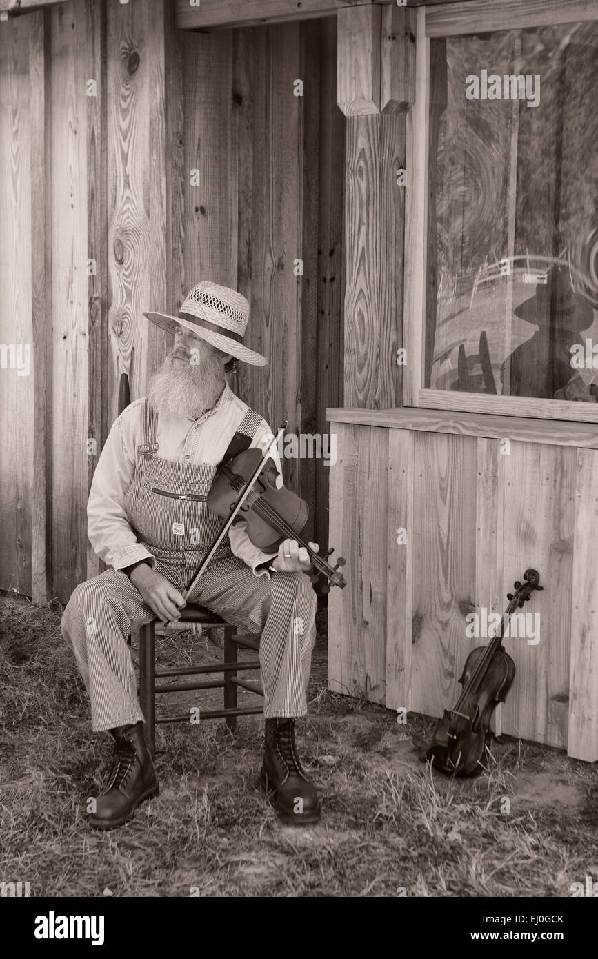 Stati Uniti d'America, Florida, Alachua County, Dudley Farm storico, parco statale, signor Foto Stock