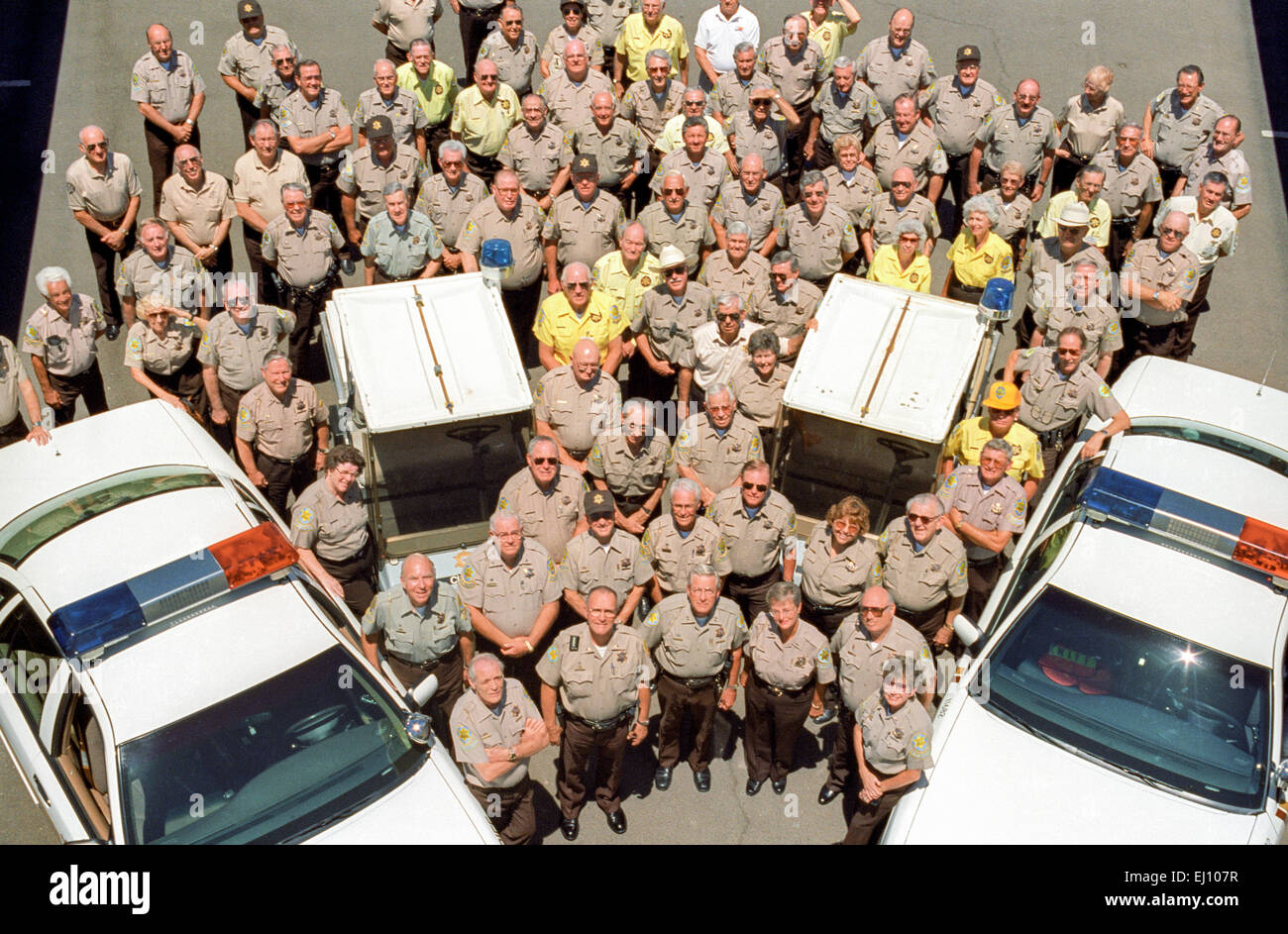 SUN CITY, AZ - 1 luglio: i residenti di Sun City Pensione di comunità a partecipare alle attività di Sun City, in Arizona, a luglio, 1997. Foto Stock