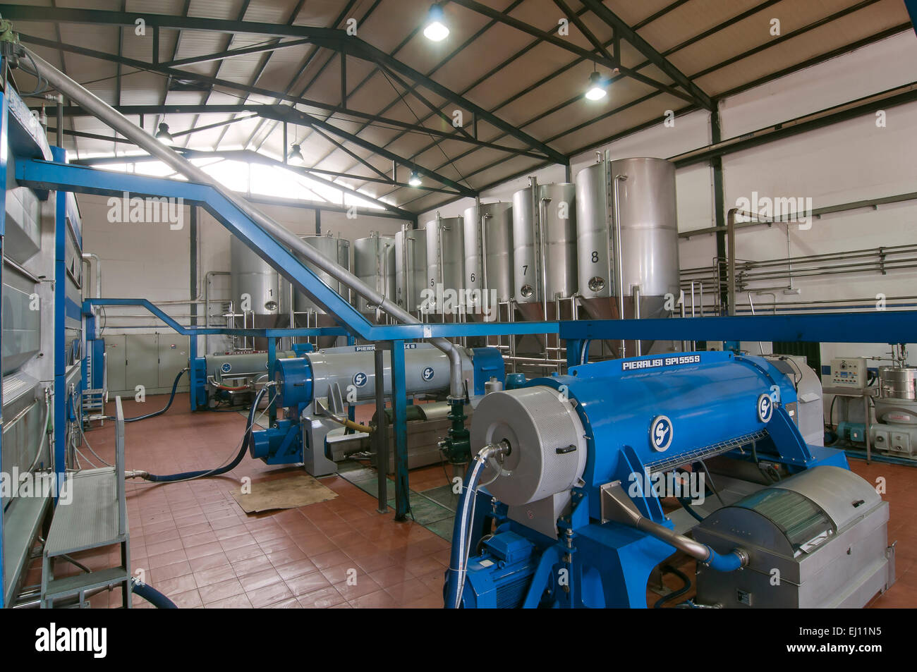 Frantoio factory Asuncion e San Jose, Rus, Jaen provincia, regione dell'Andalusia, Spagna, Europa Foto Stock