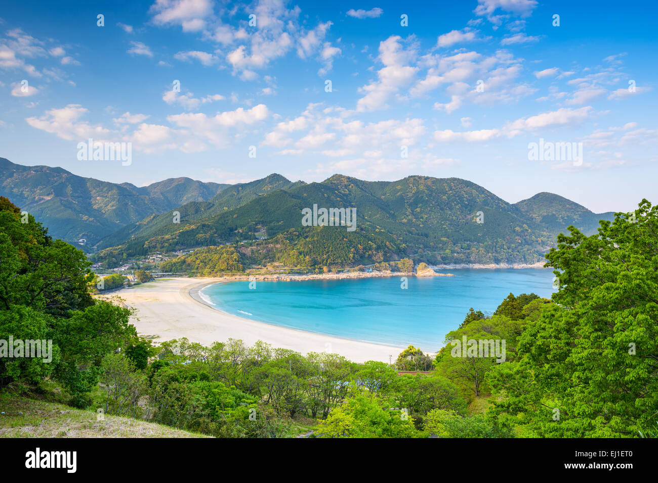 Spiaggia Atashika in Kumano, Giappone. Foto Stock