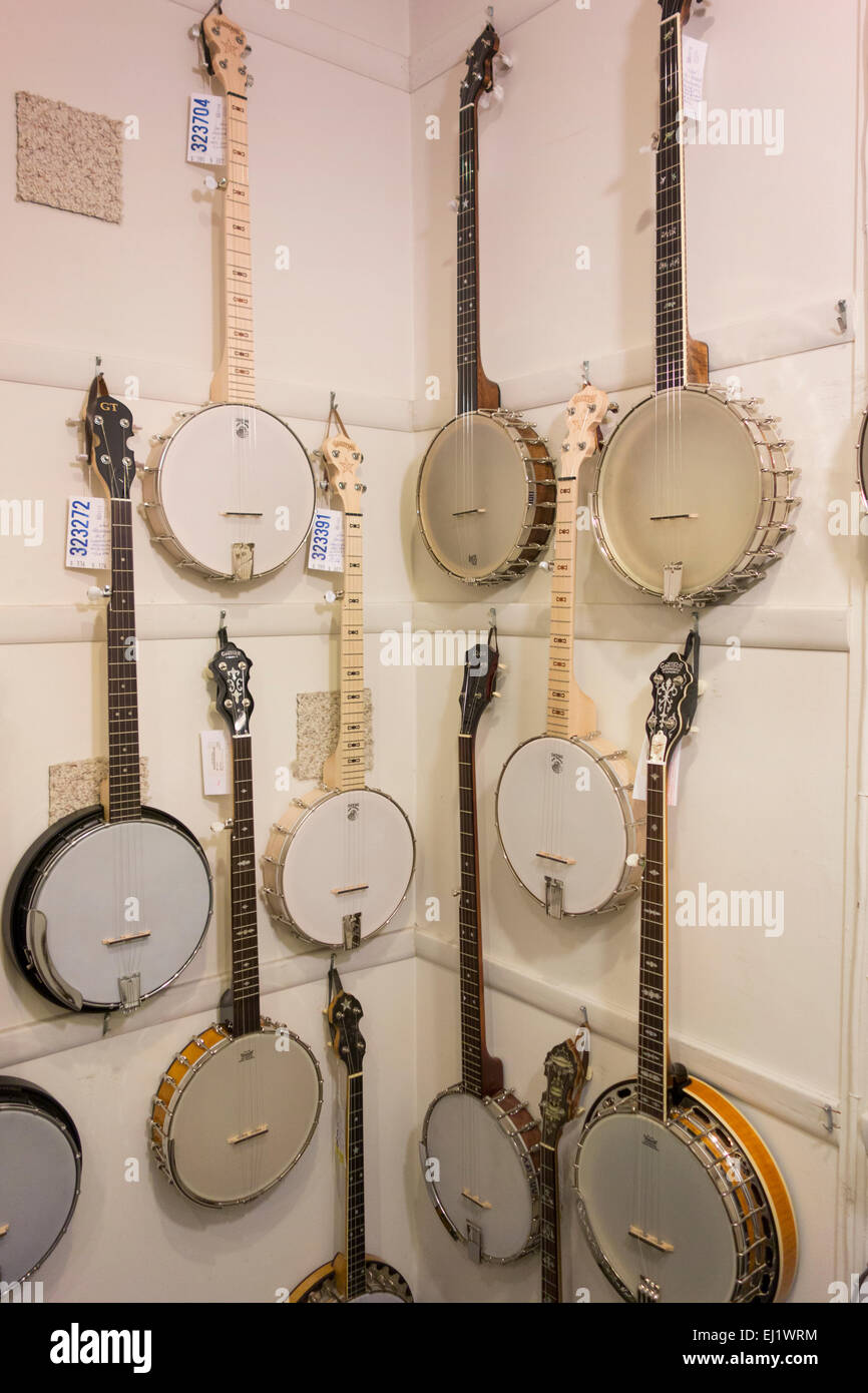 Mandolino fratelli showroom di Staten Island NYC Foto Stock