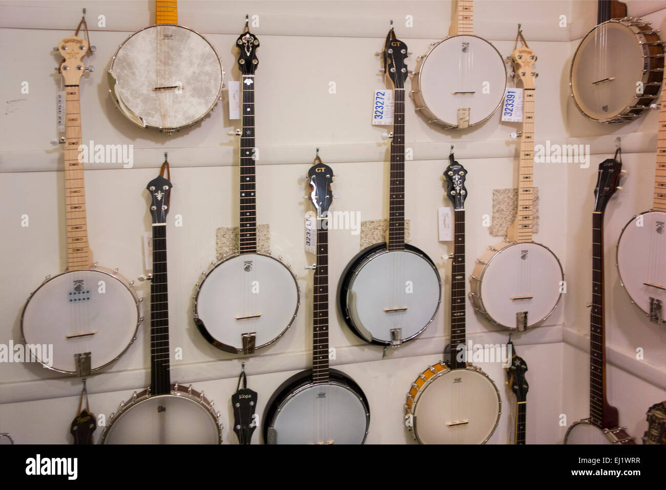 Mandolino fratelli showroom di Staten Island NYC Foto Stock