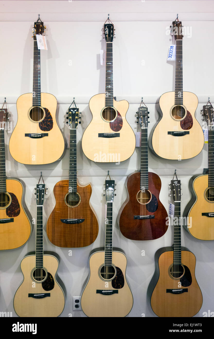 Mandolino fratelli showroom di Staten Island NYC Foto Stock
