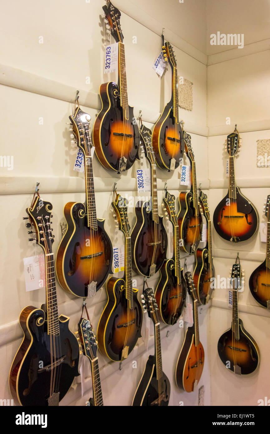 Mandolino fratelli showroom di Staten Island NYC Foto Stock