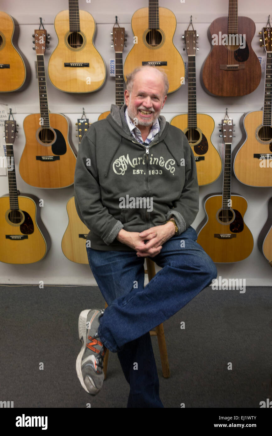 Stan Jay presidente del mandolino fratelli in Staten Island NYC Foto Stock