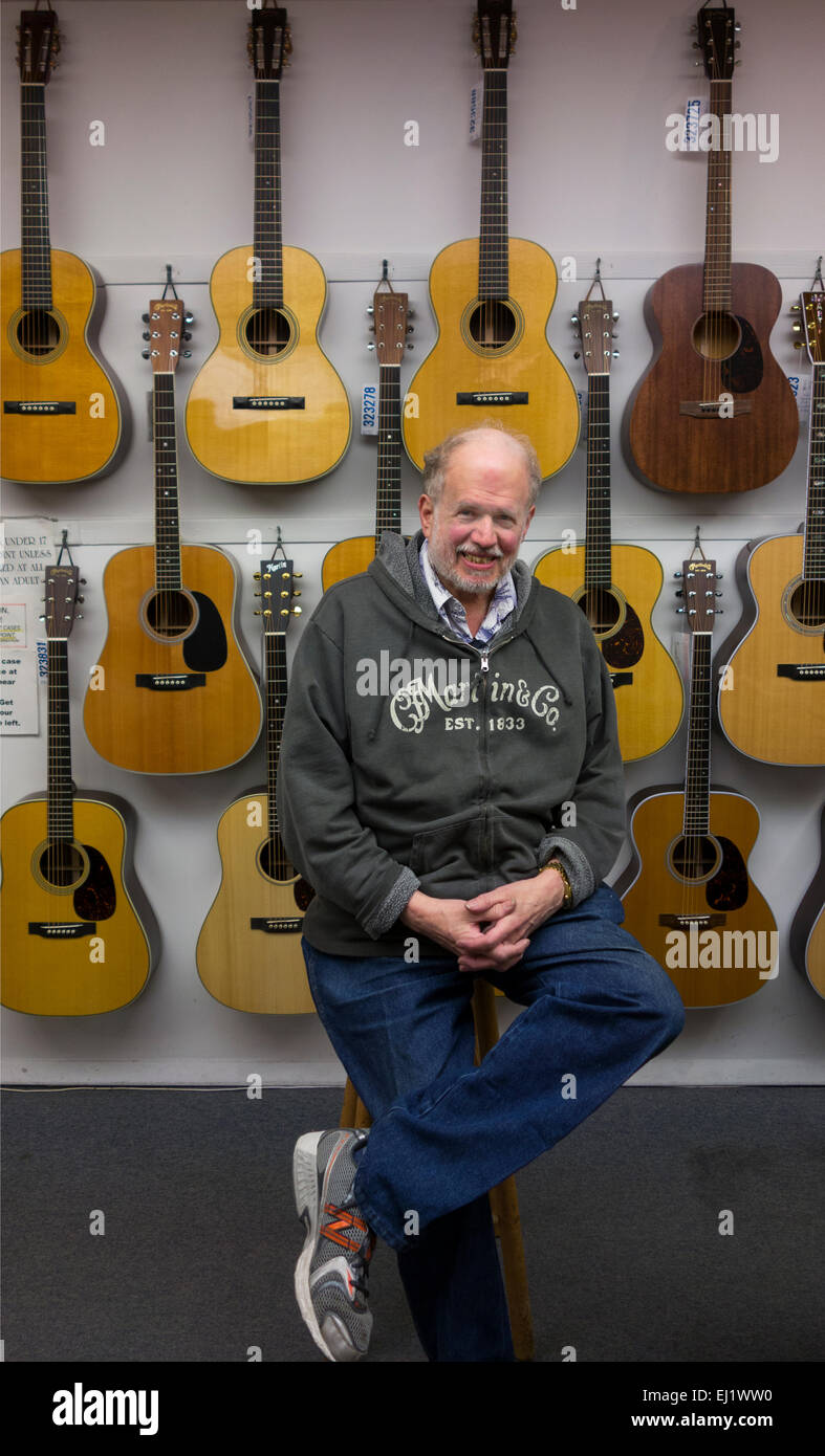 Stan Jay presidente del mandolino fratelli in Staten Island NYC Foto Stock