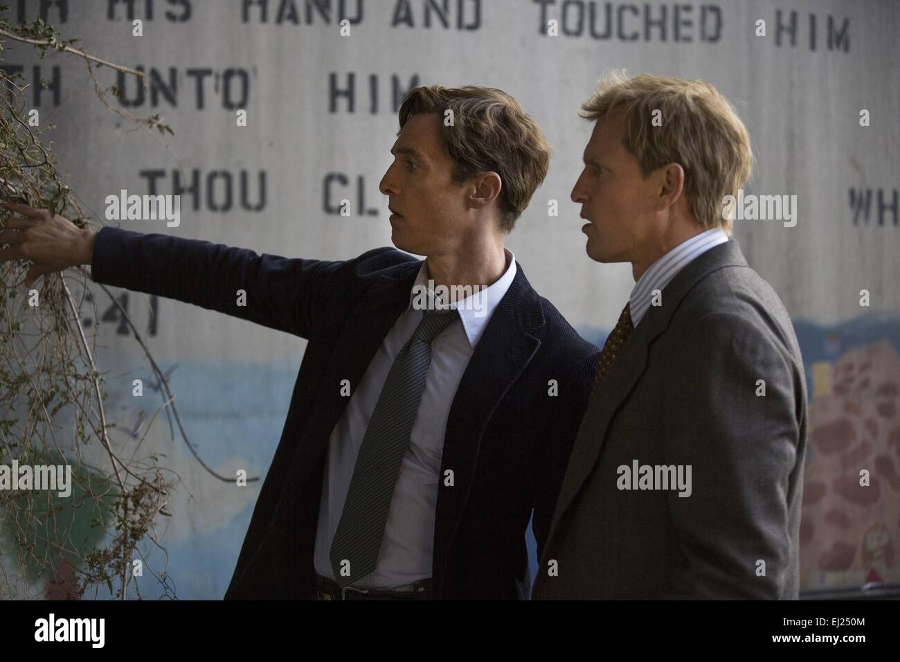 Vero Detective serie TV 2014 USA 2014 stagione 1, episodio 2 : vedere le cose create da : Nic Pizzolatto Direttore : Cary Fukunaga Matthew McConaughey, Woody Harrelson Foto Stock